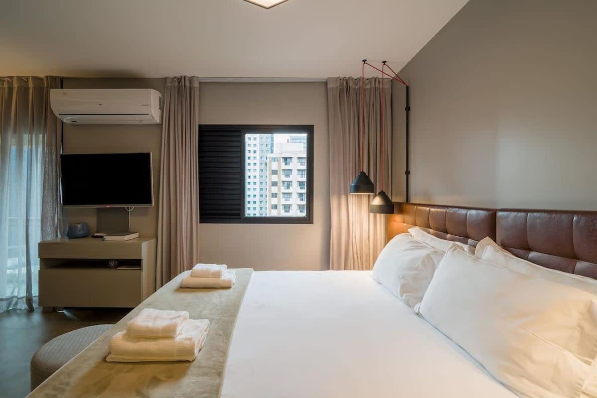 Bhomy Brooklin Ao Lado Do Wtc E Berrini Et802 Apartment São Paulo Luaran gambar